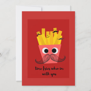 Cartes De Vœux Pommes Frites Zazzle Be