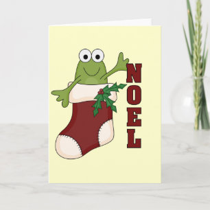 Cartes Pour Fêtes Annuelles Frog Noel Tshirts et cadeaux de vacances