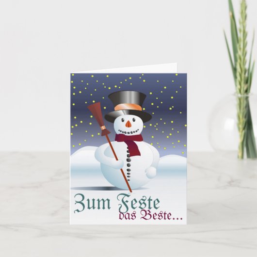 Cartes Pour Fêtes Annuelles Frohe Weihnacht (Devant)