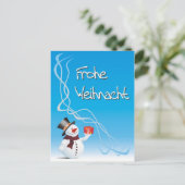 Cartes Pour Fêtes Annuelles Frohe Weihnacht... / Joyeux Noël (Debout devant)