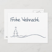 Cartes Pour Fêtes Annuelles Frohe Weihnacht... / Joyeux Noël (Devant / Derrière)