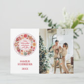 Cartes Pour Fêtes Annuelles Frohe Weihnachten (Debout devant)