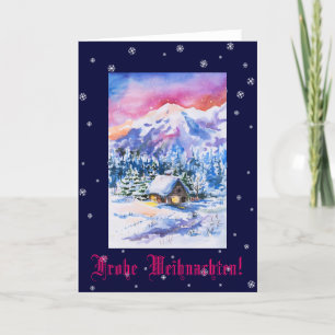 Cartes Pour Fêtes Annuelles Frohe Weihnachten !