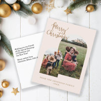 Frohe Weihnachten kundenspezifische Foto Feiertage