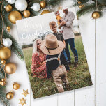 Cartes Pour Fêtes Annuelles Frohe Weihnachten kundenspezifische Foto Feiertage<br><div class="desc">Joyeux Noël,  photo de vacances.</div>