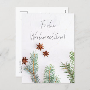 Cartes Pour Fêtes Annuelles Frohe Weihnachten Moderne Weihnachtsgrusskarte