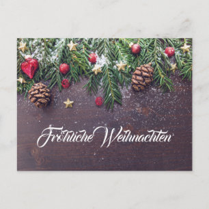 Cartes Pour Fêtes Annuelles Fröhliche Weihnachten