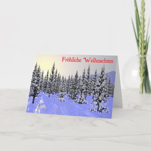 Cartes Pour Fêtes Annuelles Frohliche Weihnachten - Solstice d'hiver (Devant)