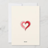 Cartes Pour Fêtes Annuelles From My Heart to Yours Valentine Card (Dos)