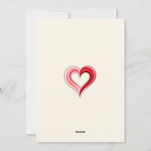 Cartes Pour Fêtes Annuelles From My Heart to Yours Valentine Card (Dos)