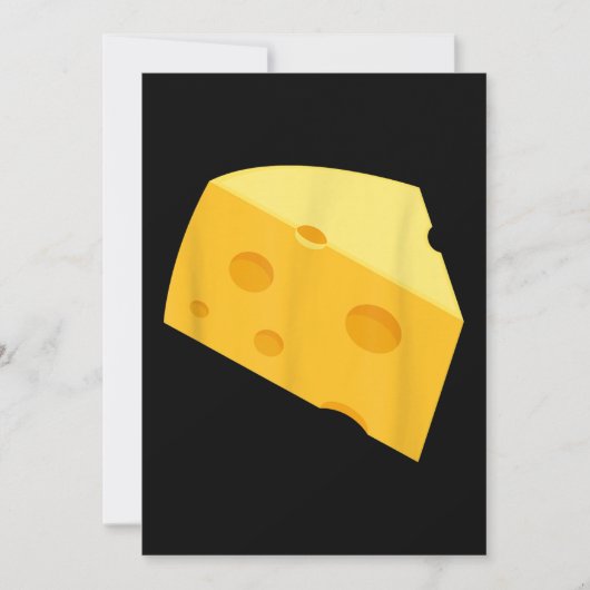 Cartes Pour Fêtes Annuelles Fromage à costume d'Halloween amusant (Devant)