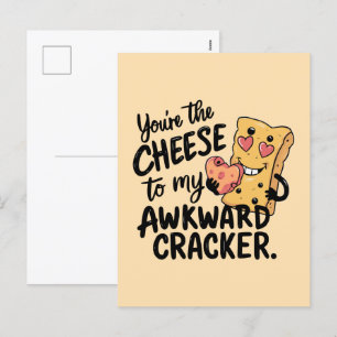 Cartes Pour Fêtes Annuelles Fromage à Mon Awkward   Drôle et mignonne Valentin