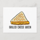 Cartes Pour Fêtes Annuelles Fromage Grillé Queen Funny Fromage Grillé (Devant)