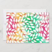 Cartes Pour Fêtes Annuelles Front minimal - Fête sur le dos - Photo (Dos)