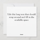 Cartes Pour Fêtes Annuelles Frontière des elfes de Noël (Dos)