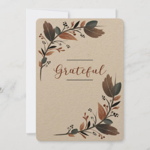 Cartes Pour Fêtes Annuelles Frontière florale gracieuse