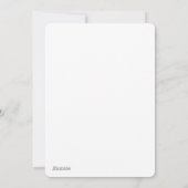 Cartes Pour Fêtes Annuelles Frontière Terrier utilisant un casquette de Père (Dos)