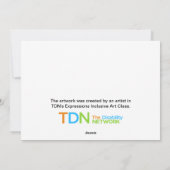 Cartes Pour Fêtes Annuelles Frosted Winter (Dos)