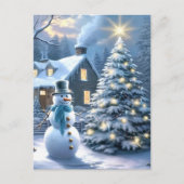 Cartes Pour Fêtes Annuelles Frosty et son Noël magique (Devant)