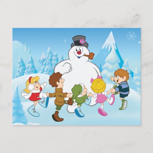 Cartes Pour Fêtes Annuelles Frosty le bonhomme de neige™ Hiver (Devant)