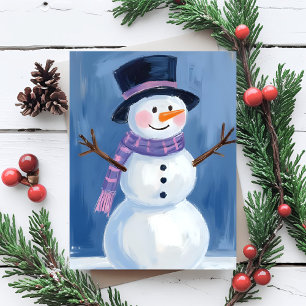 Cartes Pour Fêtes Annuelles Frosty le bonhomme de neige Noël Hiver