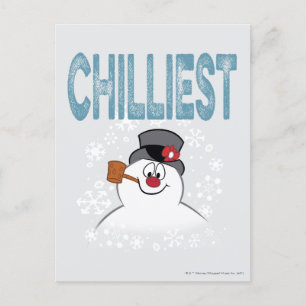 Cartes Pour Fêtes Annuelles Frosty the Snowman™   Chilliest