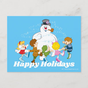 Cartes Pour Fêtes Annuelles Frosty the Snowman™ Frosty & Enfants Jouer
