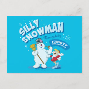 Cartes Pour Fêtes Annuelles Frosty the Snowman™   "Silly Snowman"