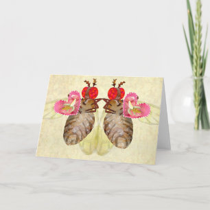 Cartes Pour Fêtes Annuelles Fruit Flies Exchange Banana Valentines