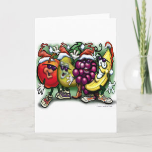 Cartes Pour Fêtes Annuelles Fruits de Noël