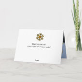 CARTES POUR FÊTES ANNUELLES FRUITS DE SAISON 1 - RAISONS ET PEARS (Dos)