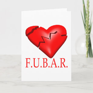 CARTES POUR FÊTES ANNUELLES FUBAR