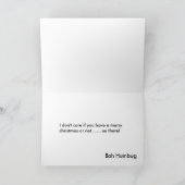 CARTES POUR FÊTES ANNUELLES FUMISTERIE DE BAH ! ! (Intérieur)