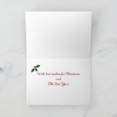 Cartes Pour Fêtes Annuelles Fun de Noël (Intérieur)