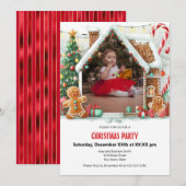 Cartes Pour Fêtes Annuelles Fun Gingpain Maison Noël | votre photo (Devant / Derrière)