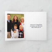 Cartes Pour Fêtes Annuelles Fun Llama thème Noël Famille Photo (Intérieur)