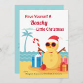 Cartes Pour Fêtes Annuelles Fun Père Noël Nouvel An Personnaliser (Devant / Derrière)