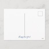 Cartes Pour Fêtes Annuelles Fun Santa Claus saison Bonne année (Dos)