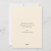 Cartes Pour Fêtes Annuelles Fun Snowman mignon Noël (Dos)