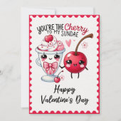 Cartes Pour Fêtes Annuelles Fun You're The Cherry To My Sundae Valentine's Day (Devant)