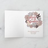 Cartes Pour Fêtes Annuelles Funky Christmas Cookie Baker (Intérieur)