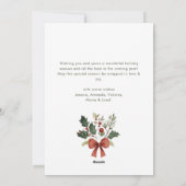 Cartes Pour Fêtes Annuelles Funky Country Retro Boho Christmas Wreath Holiday (Dos)