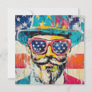 Cartes Pour Fêtes Annuelles Funky Fun Independence Day