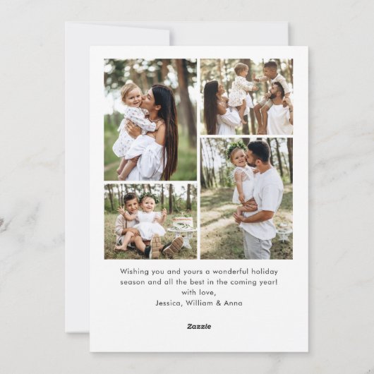 Cartes Pour Fêtes Annuelles Funky Sage Green Christmas Bow Ribbon 5 Photo (Dos)