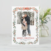 Cartes Pour Fêtes Annuelles Funky Sage Green Christmas Bow Ribbon 5 Photo (Debout devant)