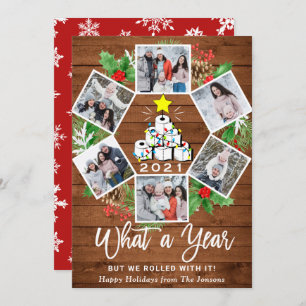 Cartes Pour Fêtes Annuelles Funky What a Year Christmas Tree 6 PHOTO