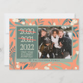 Cartes Pour Fêtes Annuelles Funny 2021 2022 Mistletoe Melon Photo de Noël (Devant)