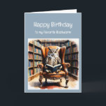 Cartes Pour Fêtes Annuelles Funny Birthday Bookworm Wise Owl Humour<br><div class="desc">Funny Birthday Bookworm Wise Owl Humour</div>
