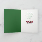 Cartes Pour Fêtes Annuelles Funny Bulldog prêt pour Noël (Intérieur)