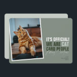 Cartes Pour Fêtes Annuelles Funny Cat Christmas Card Meowy Noël<br><div class="desc">Une drôle de carte de noël pour tout nouveau propriétaire de chat.</div>